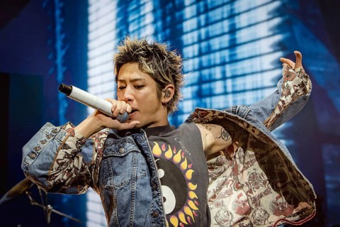 Singer Takahiro Moriuchi from One Ok Rock live on Detox European Tour 2025 in Berlin's