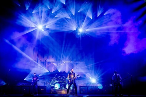 Michael Poulsen, singer and guitarist from Volbeat as part of the Greatest Of All Tours Worldwide
