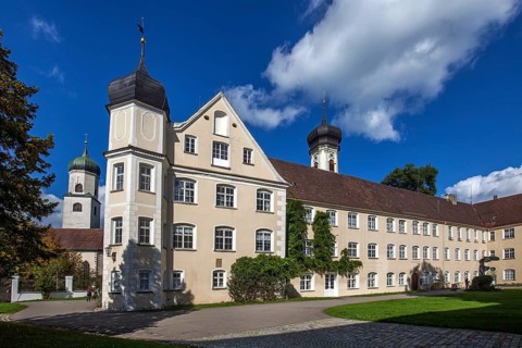Castle in Isny, Allgäu, Baden-Württemberg, Germany