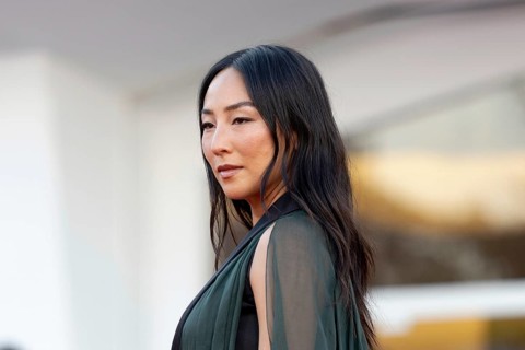 Venice, Italy - 2 September 2025: Greta Lee during the red carpet of - A house of Dynamite - during