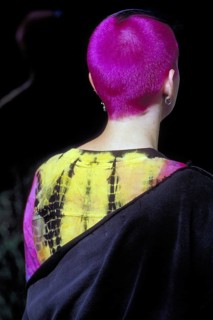 Teenage girl in punk look, Bavaria, Germany