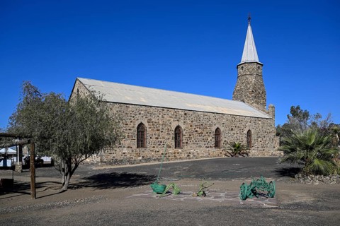Rhenish Mission Church from 1895, today the Keetmanshoop Museum, Keetmanshoop, Karas Region,