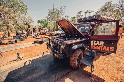 Australia Outback Landrover Camper, Australia