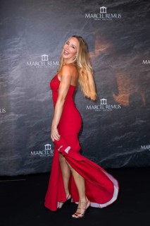 Sylvia Walker at the Remus Lifestyle Night on the roof terrace of the Pure Salt Hotel in El Toro,