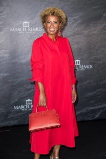 Arabella Kiesbauer at the Remus Lifestyle Night on the roof terrace of the Pure Salt Hotel in El