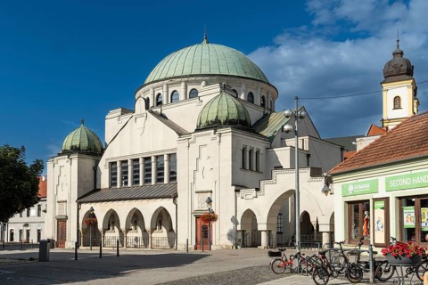 Neologue Synagogue by Berlin architect Richard Scheibner in the Capital of Culture 2026, Trencín,