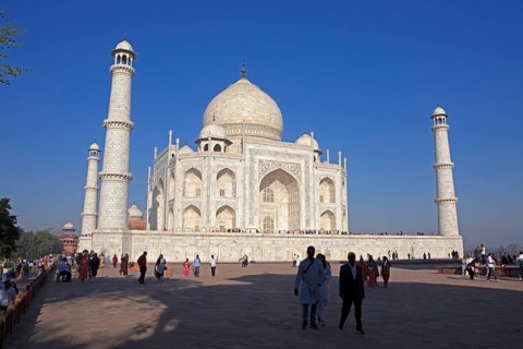 Taj Mahal or Taj Mahal, mausoleum, Agra, Uttar Pradesh, India