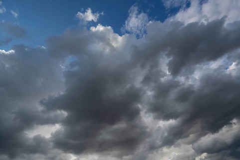Rain clouds (Nimbostratus), Bavaria, Germany