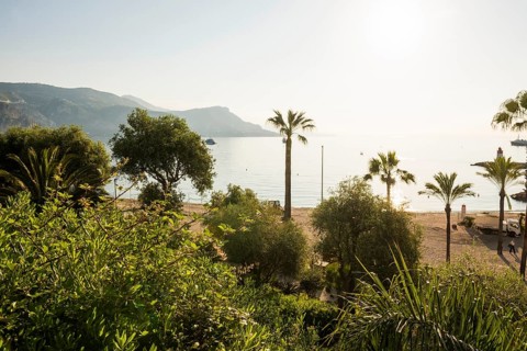 Beach, Plage Cros Dei Pin, Saint-Jean-Cap-Ferrat, Cap Ferrat, Alpes Maritimes, Provence Alpes Cote