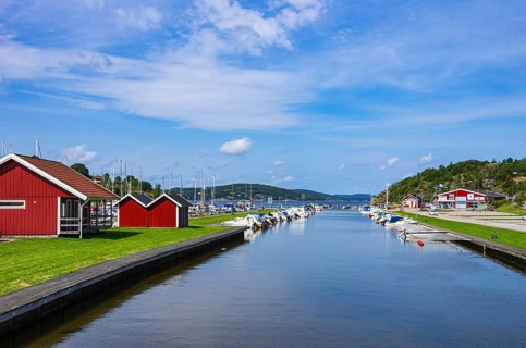Maritime living and harbour ambience in the village of Henan on Orust, Bohuslän, Västra Götalands