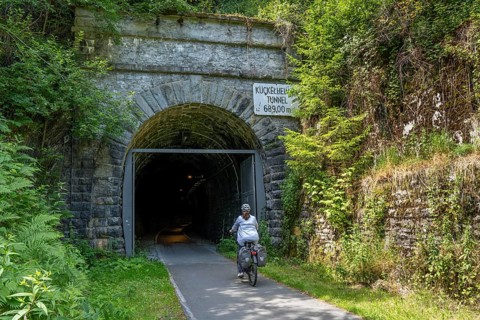 Sauerlandring cycle path, an 84 km long circular cycle path between the towns of Finnentrop,