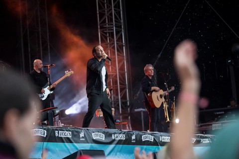 Bosse (Axel Bosse) at the Highfield Festival on Sunday, Störmthaler See, 18.08.2024