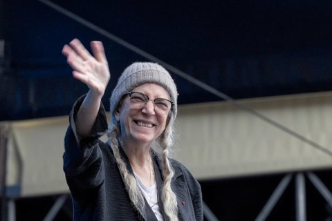 Patti Smith, singer, songwriter, USA, Patti Smith Quartet, open air at the Citadel Music Festival,