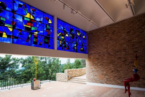 Museum, Fondation Maeght, artist Joan Miro, St. Paul de Vence, Provence Alpes Côte d'Azur, South of