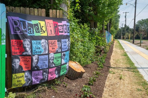 Detroit, Michigan - The city of Detroit is opening nine 'Arts Alleys' in neighborhoods around the