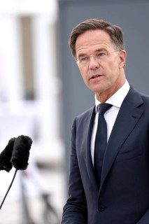 Mark Rutte, NATO Secretary General - Ceremony 70 years of Germany in NATO, Federal Ministry of