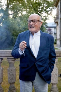 Volker Schlöndorff at the Cocktail Prolongé for the Semi-Final Round of Judging of the
