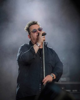 Sebastian Krumbiegel, singer of the band Die Prinzen at the Berliner Rundfunk 91.4 Open Air in the