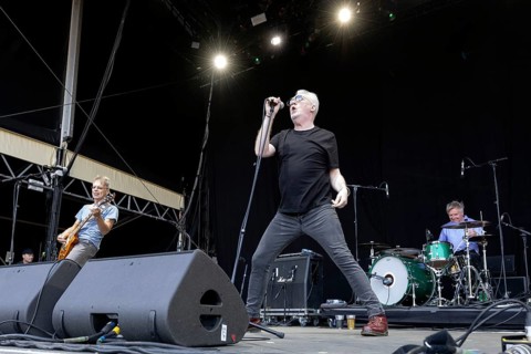 Paul McLoone, Singer, The Undertones, punk rock band, Northern Ireland, open air at the Citadel
