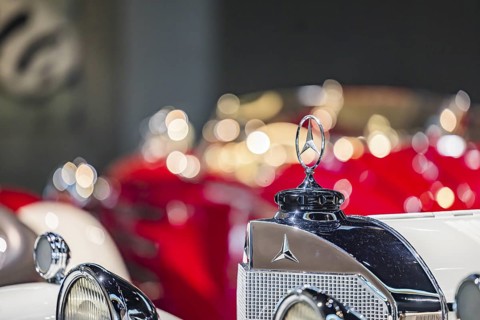 The Mercedes-Benz Museum in Stuttgart presents a journey through the automotive history of the