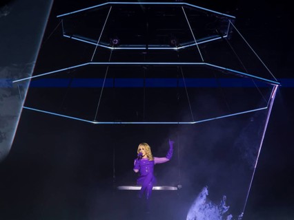 Kylie Minogue live on Tension Tour 2025 at the Berlin Uber Arena on 04.07.2025 Note: according to