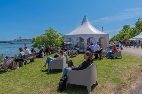 Waterkant Festival 25 in front of Kiel Week 2025 on the MGF 5 site on the Kiel Fjord, annual