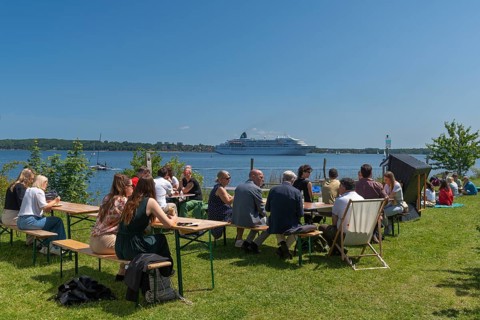 Waterkant Festival 25 in front of Kiel Week 2025 on the MGF 5 site on the Kiel Fjord, annual