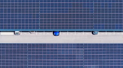 Largest charging park in the world at Merklingen Swabian Alb railway station. Symbolic photo. 259