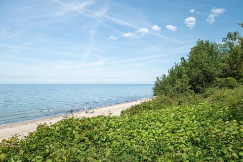 Natural sandy beach, Baltic resort Rerik, Baltic Sea, Rostock district, Mecklenburg-Western