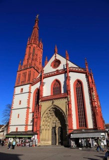 St Mary's Chapel on the Würzburg market square, Würzburg, Lower Franconia, Bavaria, Germany