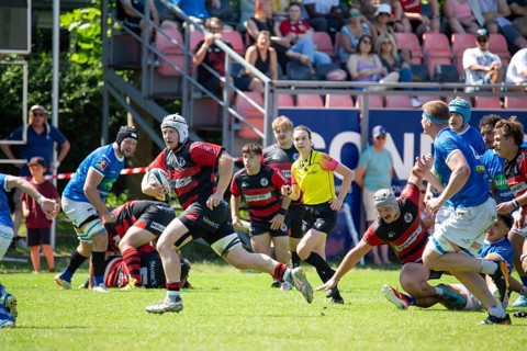 Rugby 1st Bundesliga South/West, 2024/25 season, final phase semi-final: SC Frankfurt 1880 vs SC