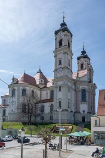 Basilica of St Alexander and Theodor, Ottobeuren Monastery, Ottobeuren, Unterallgäu, Bavaria,