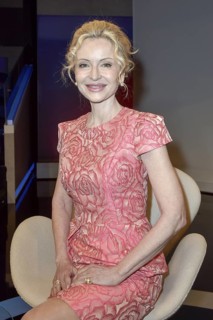Sandra Navidi (USA expert and author), on the ARD talk show maischberger in the Berlin Adlershof