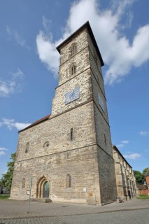 Gothic St Nikolai Church, Bernburg, Saxony-Anhalt, Germany