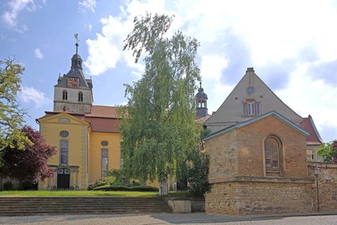 Baroque St Aegidien Church, Bernburg, Saxony-Anhalt, Germany