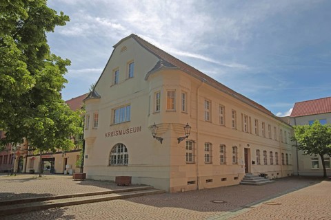 Historical District Museum, Market, Bitterfeld, Saxony-Anhalt, Germany