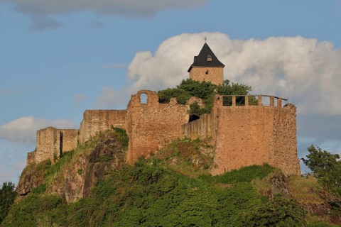 Burg Giebichenstein with art academy, art school, Halle an der Saale, Romanesque Road,