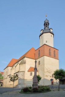 Gothic St George's Church, Valley Church, Mansfeld, Saxony-Anhalt, Germany