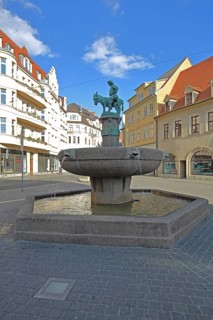 Donkey fountain by Heinrich Keiling 1905, donkey figure, donkey figure, sculpture, fountain,