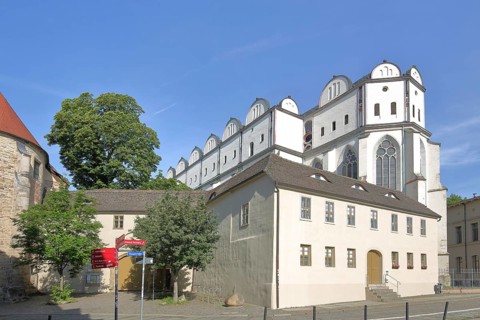 Gothic Cathedral, Cathedral Square, Halle an der Saale, Saxony-Anhalt, Germany