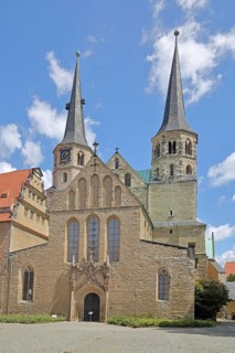 Romanesque Cathedral of St John and St Lawrence, landmark, Merseburg, Romanesque Road,