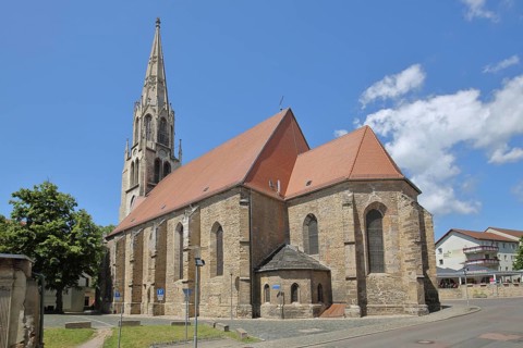 Late Gothic St Maximi's Church, Merseburg, Saxony-Anhalt, Germany