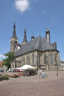 Late Gothic St Jacob's Church, Köthen, Saxony-Anhalt, Germany