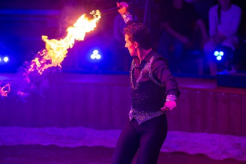 Performance by Circus Barelli in Mannheim