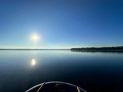 Evening atmosphere, Lake Starnberg, Bavaria, Germany