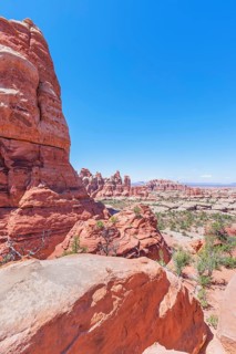 Rock formations, Chesler Park, The Needles district, Canyonlands National Park, Utah, USA