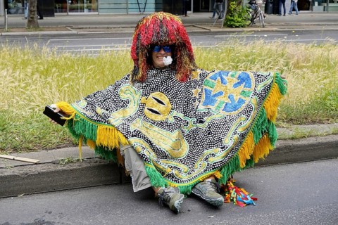 Carnival of Cultures, parade from Frankfurter Allee / corner of Proskauer Straße to Karl-Marx-Allee