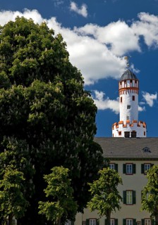 Bad Homburg vor der Höhe Castle with the White Tower, Hesse, Germany
