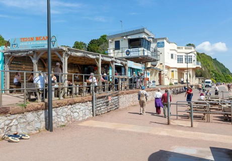 Teign Bean cafe, National Coastwatch, Teign Corinthian Yacht Club, Eastcliff, Teignmouth, south