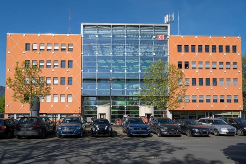 DB InfraGo AG, railway company, office building, Hamm, Westphalia, North Rhine-Westphalia, Germany